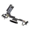 Charging Port Flex Cable For iPhone 16e (Aftermarket Plus) (Black)