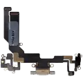 Charging Port Flex Cable For iPhone 16e (Aftermarket Plus) (White)