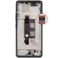 OLED Assembly With Frame For Xiaomi Redmi Note 14 Pro 5G / Xiaomi Poco X7 (Refurbished) (Midnight Black)