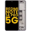 OLED Assembly With Frame For Xiaomi Redmi Note 14 Pro 5G (Refurbished) (Lavender Purple)