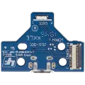 USB Charging Port Board With 14-Pin Flex Cable for PlayStation 4 Controllers (Version 1: JDS-001) 
