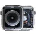 Housing Assembly Compatible For Watch Series 4 (44MM) (Used OEM Pull: Grade A) (Stainless / Silver)