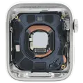 Housing Assembly Compatible For Watch Series 5 (44MM) (Used OEM Pull: Grade A) (Stainless / Silver)