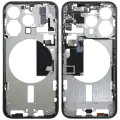 Mid-Frame Housing  W/ Small Parts For iPhone 15 Pro (EU / Global Version) (Used OEM Pull: Grade C) (White Titanium)