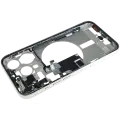 Mid-Frame Housing  W/ Small Parts For iPhone 15 Pro (EU / Global Version) (Used OEM Pull: Grade C) (White Titanium)