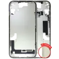 Mid-Frame Housing  W/ Small Parts For iPhone 15 (US Version) (Used OEM Pull: Grade B) (Yellow)