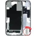 Mid-Frame Housing  W/ Small Parts For iPhone 16 (US Version) (Used OEM Pull: Grade B) (White)