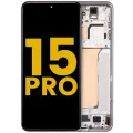 OLED Assembly With Frame For Xiaomi 15 Pro (Refurbished) (White)