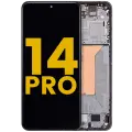 OLED Assembly With Frame For Xiaomi 14 Pro (Refurbished) (Black)