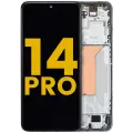 OLED Assembly With Frame For Xiaomi 14 Pro (Refurbished) (Green)