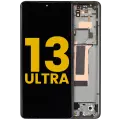 OLED Assembly With Frame For Xiaomi 13 Ultra (Refurbished) (Olive Green)