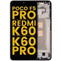 OLED Assembly With Frame For Xiaomi Poco F5 Pro / Redmi K60 / K60 Pro (Refurbished) (Black)