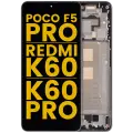 OLED Assembly With Frame For Xiaomi Poco F5 Pro / Redmi K60 / K60 Pro (Refurbished) (White)
