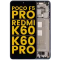 OLED Assembly With Frame For Xiaomi Poco F5 Pro / Redmi K60 / K60 Pro (Refurbished) (Blue)