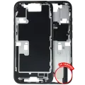 Mid-Frame Housing  W/ Small Parts For iPhone 16 Pro (US Version) (Used OEM Pull: Grade B) (Black Titanium)