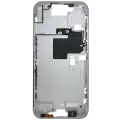 Mid-Frame Housing  W/ Small Parts For iPhone 16 Pro Max (US Version) (Used OEM Pull: Grade B) (White Titanium)