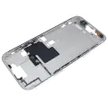 Mid-Frame Housing  W/ Small Parts For iPhone 16 Pro Max (US Version) (Used OEM Pull: Grade B) (White Titanium)