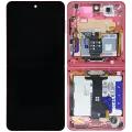 Inner OLED Assembly With Frame For Samsung Galaxy Z Flip 7 5G (US & International) (Service Pack) (Coral Red)
