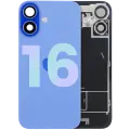 Back Glass w/ MagSafe Magnet & NFC & Flashlight Flex For iPhone 16 (Service Pack)  (Ultramarine)