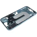 Mid-Frame Housing  W/ Small Parts For iPhone 16 Plus (US Version) (Used OEM Pull: Grade C) (Teal)