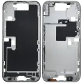 Mid-Frame Housing  W/ Small Parts For iPhone 16 Pro Max (US Version) (Used OEM Pull: Grade C) (White Titanium)