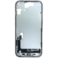 Mid-Frame Housing  W/ Charging Port Flex & Small Parts  For iPhone 15 (EU / Global Version) (Used OEM Pull: Grade C) (Green)