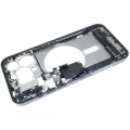 Mid-Frame Housing  W/ Charging Port Flex & Small Parts  For iPhone 15 Pro Max (EU / Global Version) (Used OEM Pull: Grade B) (Blue Titanium)