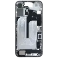 Mid-Frame Housing  W/ Charging Port Flex & Small Parts  For iPhone 16 Plus (EU / Global Version) (Used OEM Pull: Grade C) (White)