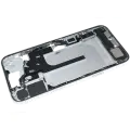 Mid-Frame Housing  W/ Charging Port Flex & Small Parts  For iPhone 16 Plus (EU / Global Version) (Used OEM Pull: Grade C) (White)