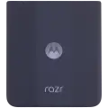 Back Cover Glass For Motorola Razr Plus / Razr 50 Ultra (XT2451 / 2024) / Razr Plus 2025 (XT2557 / 2025) (Premium) (Midnight Blue)