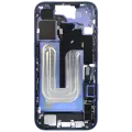 Mid-Frame Housing  W/ Charging Port Flex & Small Parts  For iPhone 16 (EU / Global Version) (Used OEM Pull: Grade C) (Ultramarine)