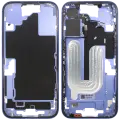 Mid-Frame Housing  W/ Small Parts For iPhone 16 (US Version) (Used OEM Pull: Grade B) (Ultramarine)