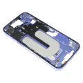 Mid-Frame Housing  W/ Small Parts For iPhone 16 (US Version) (Used OEM Pull: Grade B) (Ultramarine)