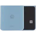 Bottom Back Cover Glass For Motorola Razr Plus / Razr 40 Ultra (XT2321 / 2023) (Premium) (Glacier Blue)