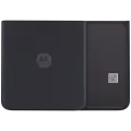 Bottom Back Cover Glass For Motorola Razr Plus / Razr 40 Ultra (XT2321 / 2023) (Premium) (Infinite Black)