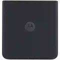 Bottom Back Cover Glass For Motorola Razr Plus / Razr 40 Ultra (XT2321 / 2023) (Premium) (Infinite Black)