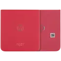 Bottom Back Cover Glass For Motorola Razr Plus / Razr 40 Ultra (XT2321 / 2023) (Premium) (Viva Magenta)