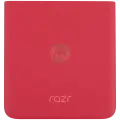 Bottom Back Cover Glass For Motorola Razr Plus / Razr 40 Ultra (XT2321 / 2023) (Premium) (Viva Magenta)
