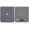 Back Cover Glass For Motorola Razr / Razr 50 (XT2453 / 2024) (Premium) (Koala Grey)