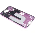Mid-Frame Housing W/ Small Parts For iPhone 16 (US Version) (Used OEM Pull: Grade B) (Pink)