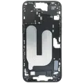 Mid-Frame Housing  W/ Small Parts For iPhone 16 Plus (US Version) (Used OEM Pull: Grade C) (Black)