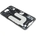 Mid-Frame Housing  W/ Small Parts For iPhone 16 Plus (US Version) (Used OEM Pull: Grade C) (Black)