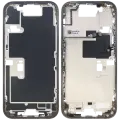 Mid-Frame Housing  W/ Small Parts For iPhone 16 Pro (US Version) (Used OEM Pull: Grade B) (Desert Titanium)