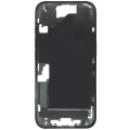 Mid-Frame Housing  W/ Small Parts For iPhone 16 (EU / Global Version) (Used OEM Pull: Grade C) (Black)