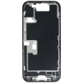 Mid-Frame Housing  W/ Small Parts For iPhone 16 Pro (US Version) (Used OEM Pull: Grade C) (Natural Titanium)