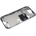 Mid-Frame Housing  W/ Small Parts For iPhone 16 Pro (US Version) (Used OEM Pull: Grade C) (Natural Titanium)