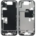 Mid-Frame Housing  W/ Small Parts For iPhone 16 Pro (US Version) (Used OEM Pull: Grade C) (White Titanium)