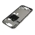 Mid-Frame Housing  W/ Small Parts For iPhone 16 Pro (US Version) (Used OEM Pull: Grade C) (White Titanium)
