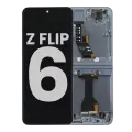 Inner OLED Assembly With Frame For Samsung Galaxy Z Flip 6 5G (US & International) (Used OEM Pull : Grade A) (Blue)
