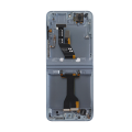 Inner OLED Assembly With Frame For Samsung Galaxy Z Flip 6 5G (US & International) (Used OEM Pull : Grade B/C) (Blue)